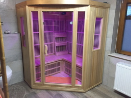 Infrarotsauna im Badezimmer